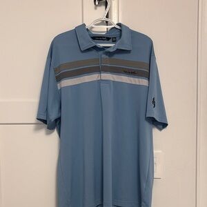 Travis Mathew golf polo xl blue